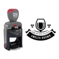 thumbnail image 1 of Printtoo Personalized&nbsp;Black Self Inking Kitchen Custom Stamper From The Wine Cellar Of Round Heavy Duty Stamp-45 mm, 1 of 6