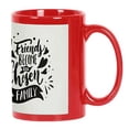 thumbnail image 1 of Printtoo PersonalizedPhotoCollage CoffeeMugFriends Become Our Chosen Family Custom Picture Ceramic CupDishwasher & Microwave Safe- 11 Oz -Red, 1 of 6