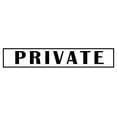 thumbnail image 1 of Printtoo Private Self Inking Rubber Stamp Pre-Inked Office Stamp- Home Office Business Stationery, Black- 42 x 9 mm, 1 of 7