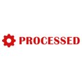 thumbnail image 1 of Printtoo Processed Self Inking Rubber Stamp Pre-Inked Office Stamp- Home Office Business Stationery, Red- 42 x 9 mm, 1 of 7