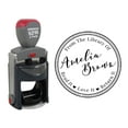 thumbnail image 1 of Printtoo Roound Personalized&nbsp;Black Self Inking Library Stamp Custom Read It Love It Return It Rubber&nbsp;Stamper-45 mm, 1 of 4