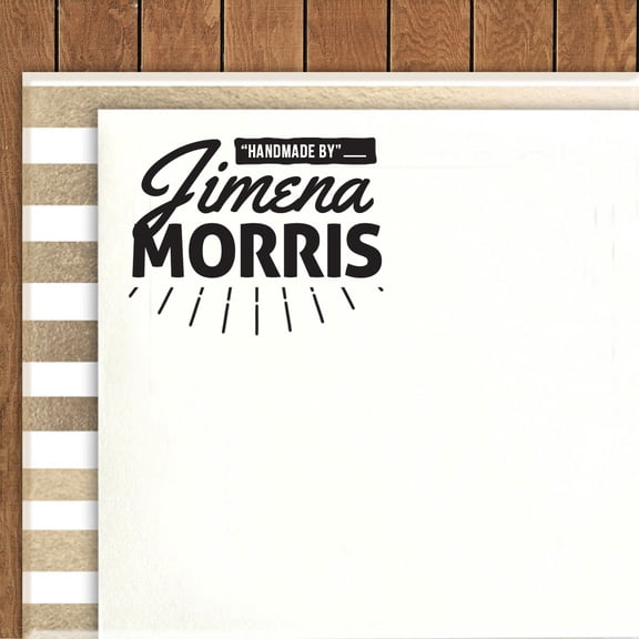 Printtoo Round Custom Rubber Stamp Self Inking Handmade By Personalized Stamper Envelope Seal Idea