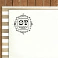 thumbnail image 1 of Printtoo Round Custom Text Rubber Stamp Self Inking Square Monogram Address Return Personalized Stamper, 1 of 6