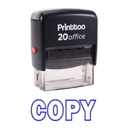 Printtoo Rubber Stamp Office Stationary COPY Self Inking Custom Stamp-Blue