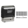 thumbnail image 1 of Printtoo 58 mm x 22 mm Self Inking Rubber Stamp Set, 1 of 1