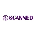 thumbnail image 1 of Printtoo Scanned Self Inking Rubber Stamp Pre-Inked Office Stamp- Home Office Business Stationery, Purple- 42 x 9 mm, 1 of 7