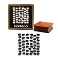 thumbnail image 1 of Printtoo Scrap-Booking Square Bear Animal Pattern Wooden Rubber Stamp Diary Card-5 x 5 Inches, 1 of 2