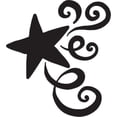 thumbnail image 1 of Printtoo Scrap-Booking Star Design Square Wooden Rubber Stamp Diary Card Block-2 x 2 Inches, 1 of 1