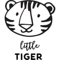 thumbnail image 1 of Printtoo Scrap-booking Little Tiger Text & Face Design Square Wooden Rubber Stamp-3 x 3 Inches, 1 of 1