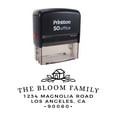 thumbnail image 1 of Printtoo Self Inking Custom Text Personalized Address With House Design Envelope Rubber Stamp-Black, 1 of 3
