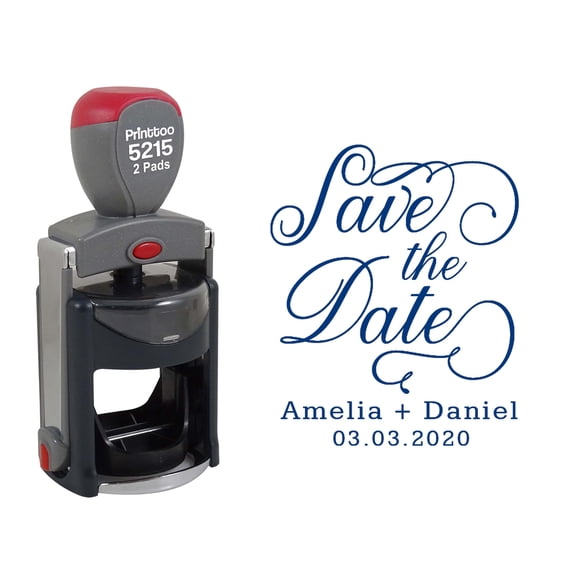 Printtoo Self Inking DO NOT BEND Rubber Stamp Office Stationary Stamp-Blue