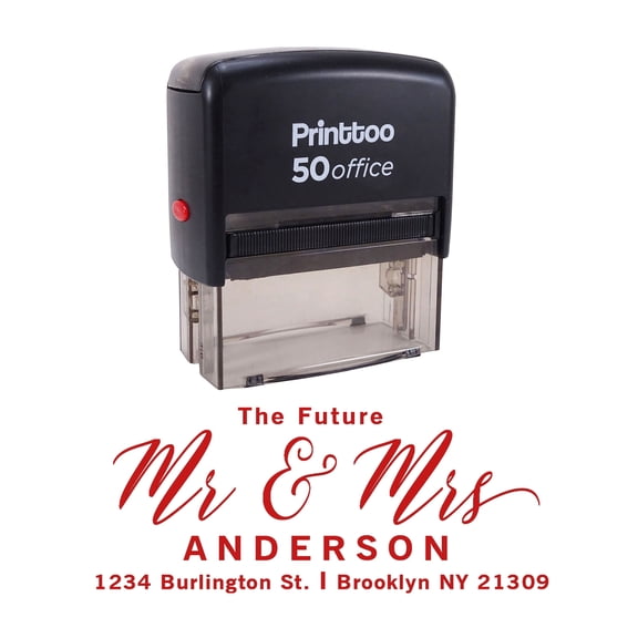 Printtoo Self Inking Dater Stamp With Faxed By Text & Signature Space Office Stationery Dater Rubber Stamp-Black