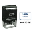 thumbnail image 1 of Printtoo Self Inking Dater Stamp With Paid By Text Date Rubber Stamp Office Stationery-Blue, 1 of 1