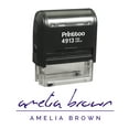 thumbnail image 1 of Printtoo Self Inking Dater Stamp With Scanned Text Office Stationery Document Date Rubber Stamp-Black, 1 of 6