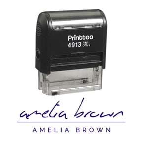 Readable Stamp Scanned Stamp