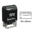 thumbnail image 1 of Printtoo Self Inking Office Stationery Posted By Text Date And Sign Space Dater Rubber Stamp-Black, 1 of 1