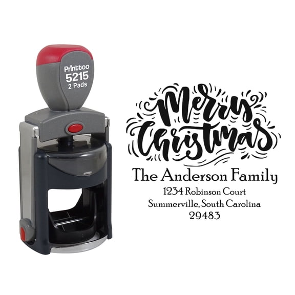 Printtoo Self Inking Received By Text And Sign Space Heavy Duty Dater Stamp Document Date Rubber Stamp-Black