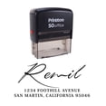 thumbnail image 1 of Printtoo Self Inking Return Family Address Custom Personalized Invitation Rubber Stamp Gift, 1 of 6
