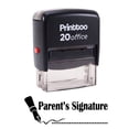 thumbnail image 1 of Printtoo Self Inking Rubber Stamp PARENT'S SIGNATURE Office Stationary Custom Stamp-Black, 1 of 2