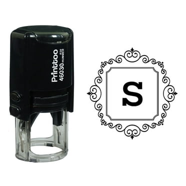 Printtoo Self Inking SCANNED Rubber Stamp Office Stationary Stamp-Black