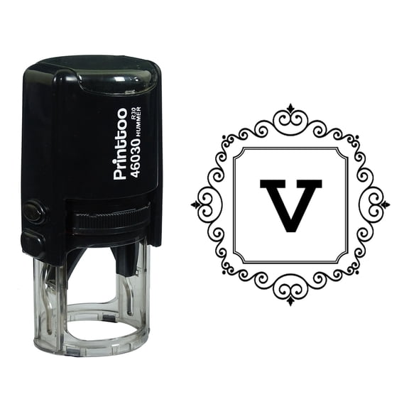Printtoo Stamp Self Inking SCANNED Rubber Stamp Office Stationary-Black