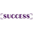 thumbnail image 1 of Printtoo Success Self Inking Rubber Stamp Pre-Inked Office Stamp- Home Office Business Stationery, Purple- 42 x 9 mm, 1 of 7