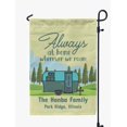 thumbnail image 1 of Printtoo Tan Always At Home Wherever We Roam Retro Camp Trailer Personalized Camping Flags For Campers Double SidedFlagCampsiteFlagOutdoor Garden Sign, 1 of 4