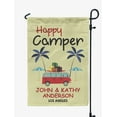 thumbnail image 1 of Printtoo Tan Happy Camper Caravans Camping Flags Personalized Outdoor GardenFlagsCamp Decor Accessory Double SidedFlags12.5x18 Inches, 1 of 4