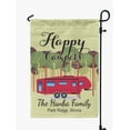 thumbnail image 1 of Printtoo Tan Happy Campers Big Travel Trailer Camping Flags Personalized Outdoor GardenFlagsCamp Decor Accessory Double SidedFlags12.5x18 Inches, 1 of 4