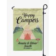 thumbnail image 1 of Printtoo Tan Happy Campers Garden Summer 12.5x18 Inches Double SidedFlagsDouble Sided CampFlagCampsiteFlagPersonalized Camping Flags, 1 of 4