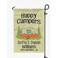 thumbnail image 1 of Printtoo Tan Happy Campers Retro Camp Trailer Personalized Camping Flags For Campers Double Sided CampsiteFlagOutdoor GardenFlags, 1 of 4