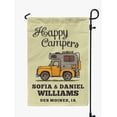 thumbnail image 1 of Printtoo Tan Happy Campers Retro Class C Motorhome Personalized Camping Flags For Campers Double SidedFlagCampsiteFlagOutdoor Garden Sign, 1 of 4
