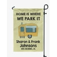 thumbnail image 1 of Printtoo Tan Home Is Where We Park It Retro Camp Trailer Camping Flags For Campers Personalized Double SidedFlag Outdoor Decor Sign CampsiteFlag, 1 of 4