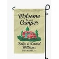 thumbnail image 1 of Printtoo Tan Welcome To Our Camper Retro Camp Trailer Camping Flags Personalized Outdoor GardenFlagsCamp Decor Accessory Double SidedFlags12.5x18 Inches, 1 of 4