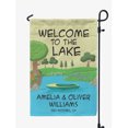 thumbnail image 1 of Printtoo Tan Welcome To The Lake Outdoor CampingFlagCustom Personalized Camping Flags For Campers Double Sided CampsiteFlag, 1 of 4