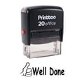 thumbnail image 1 of Printtoo WELL DONE Self Inking Rubber Stamp Office Stationary Custom Stamp-Black, 1 of 1