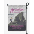 thumbnail image 1 of Printtoo White Adventure Awaits Campsite Camping Flags Personalized Outdoor GardenFlagsCamp Decor Accessory Double SidedFlags12.5x18 Inches, 1 of 4