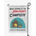 thumbnail image 1 of Printtoo White Custom Garden Summer 12.5x18 Inches Double SidedFlagsDouble Sided CampFlagCampsiteFlagPersonalized Camping Flags, 1 of 4