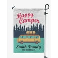 thumbnail image 1 of Printtoo White Happy Camper Caravans Personalized Camping Flags For Campers Double Sided CampsiteFlagOutdoor GardenFlags, 1 of 4