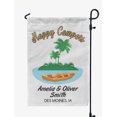 thumbnail image 1 of Printtoo White Happy Campers Beach Personalized Camping Flags For Campers Double SidedFlagCampsiteFlagOutdoor Garden Sign, 1 of 4