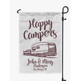 thumbnail image 1 of Printtoo White Happy Campers Big Travel Trailer CampingFlagCustom Personalized Camping Flags For Campers Double Sided CampsiteFlag, 1 of 4