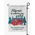 thumbnail image 1 of Printtoo White Home Is Where We Park It Motorhome Camping Flags For Campers Personalized Double SidedFlag Outdoor Decor Sign CampsiteFlag, 1 of 4