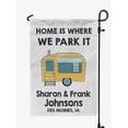 thumbnail image 1 of Printtoo White Home Is Where We Park It Retro Camp Trailer Personalized Camping Flags For Campers Double SidedFlagCampsiteFlagOutdoor Garden Sign, 1 of 4