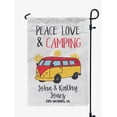 thumbnail image 1 of Printtoo White Peace| Love & Camping Caravans Camping Flags For Campers Personalized Double SidedFlag Outdoor Decor Sign CampsiteFlag, 1 of 4