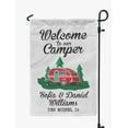 thumbnail image 1 of Printtoo White Welcome To Our Camper Retro Camp Trailer Camping Flags Personalized Outdoor GardenFlagsCamp Decor Accessory Double SidedFlags12.5x18 Inches, 1 of 4