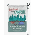 thumbnail image 1 of Printtoo White Welcome To Our Campsite Outdoor Personalized Camping Flags For Campers Double SidedFlagCampsiteFlagOutdoor Garden Sign, 1 of 4