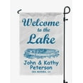 thumbnail image 1 of Printtoo White Welcome To The Lake Outdoor Camping Flags Personalized Outdoor GardenFlagsCamp Decor Accessory Double SidedFlags12.5x18 Inches, 1 of 4