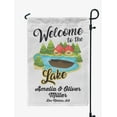 thumbnail image 1 of Printtoo White Welcome To The Lake Outdoor Personalized Camping Flags For Campers Double Sided CampsiteFlagOutdoor GardenFlags, 1 of 4