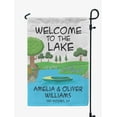 thumbnail image 1 of Printtoo White Welcome To The Lake Outdoor Personalized Camping Flags For Campers Double Sided CampsiteFlagOutdoor GardenFlags, 1 of 4