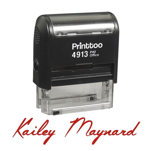 Printtoo With Filed Text Dater Stamp Round Self Inking Office Stationery Date Rubber Stamp-Blue